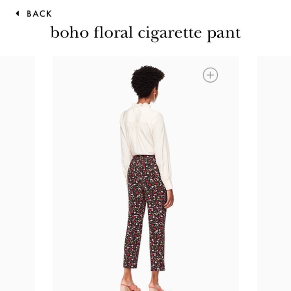 Kate Spade Boho Floral Cigarette Pant - Picture 5 of 7